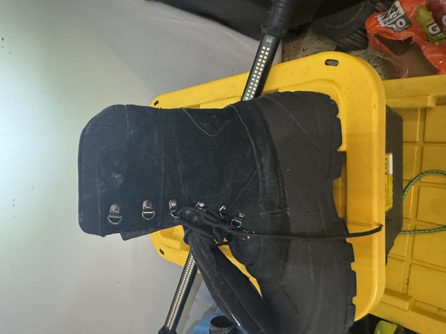 Winter boot after SaltMelt Pro treatment