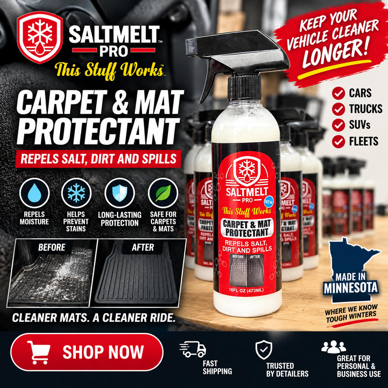 Carpet and Mat Protectant product campaign